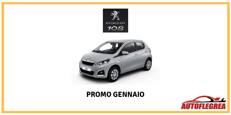 Noleggio auto Quarto - Peugeot 108